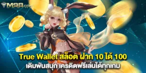 True Wallet สล็อต ฝาก 10 ได้ 100 เดิมพันสนุก เครดิตฟรีเล่นได้ทุกเกม