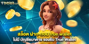 สล็อต ฝาก-ถอน true wallet ไม่มี บัญชีธนาคาร รองรับ True Wallet
